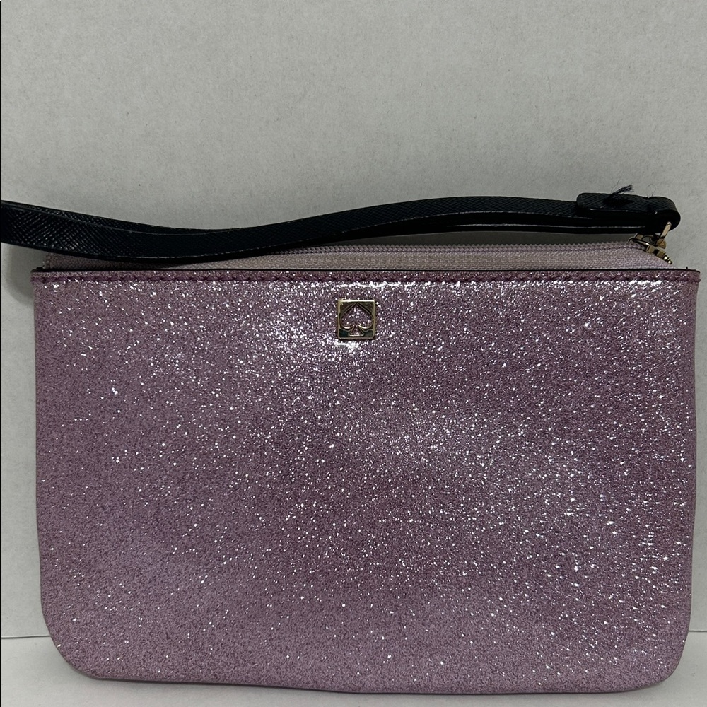 Kate Spade Glitter Zip Pouch - Purple - Picture 8 of 8
